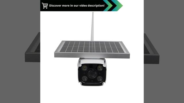 HD 1080P Solar Wifi IP Camera: Outdoor Security with 3G/4G SIM and 32G Storage