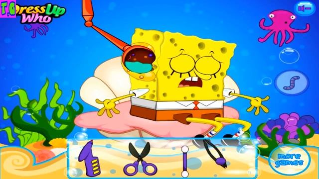 SpongeBob SquarePants Pokemon Go,Ear Doctor,Eye Doctor and Spongesue—SpongeBob Games Compilation