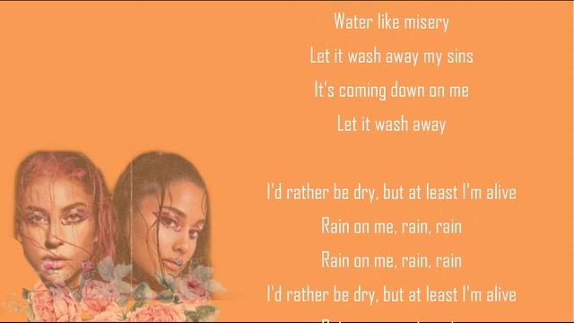 Rain On Me - Lady Gaga & Ariana Grande || ENGLISH LYRICS