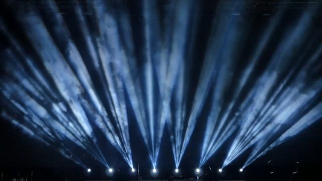 stage lights raise the beams up_1080p