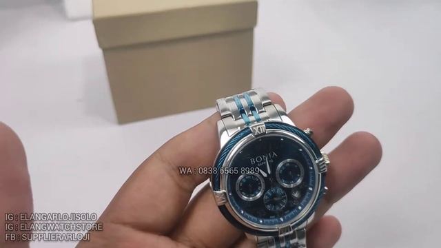 BONIA BNB 10534-2185CBL : JAM BONIA MAHAL PAKAI CHRONOGRAP TERBARU (2021)