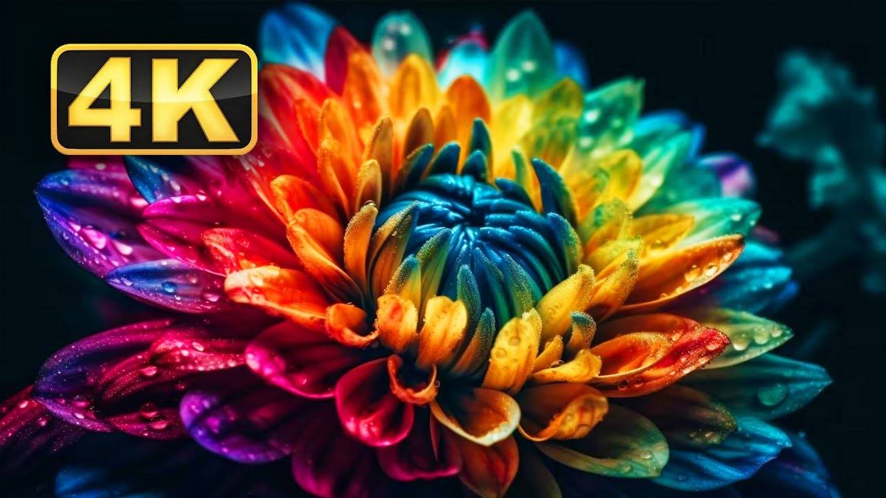 Безупречный таймлапс цветущих цветов (UltraHD HDR) #meditation #relax #timelapse