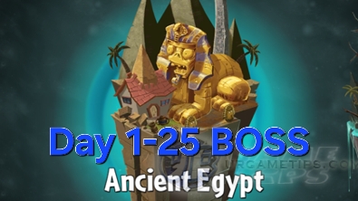 PLANTS VS ZOMBIES 2 Ancient Egypt- Day 1-25 BOSS