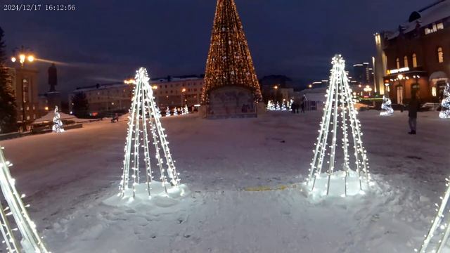 (42) Ёлка на площади Ленина (Пенза).mp4