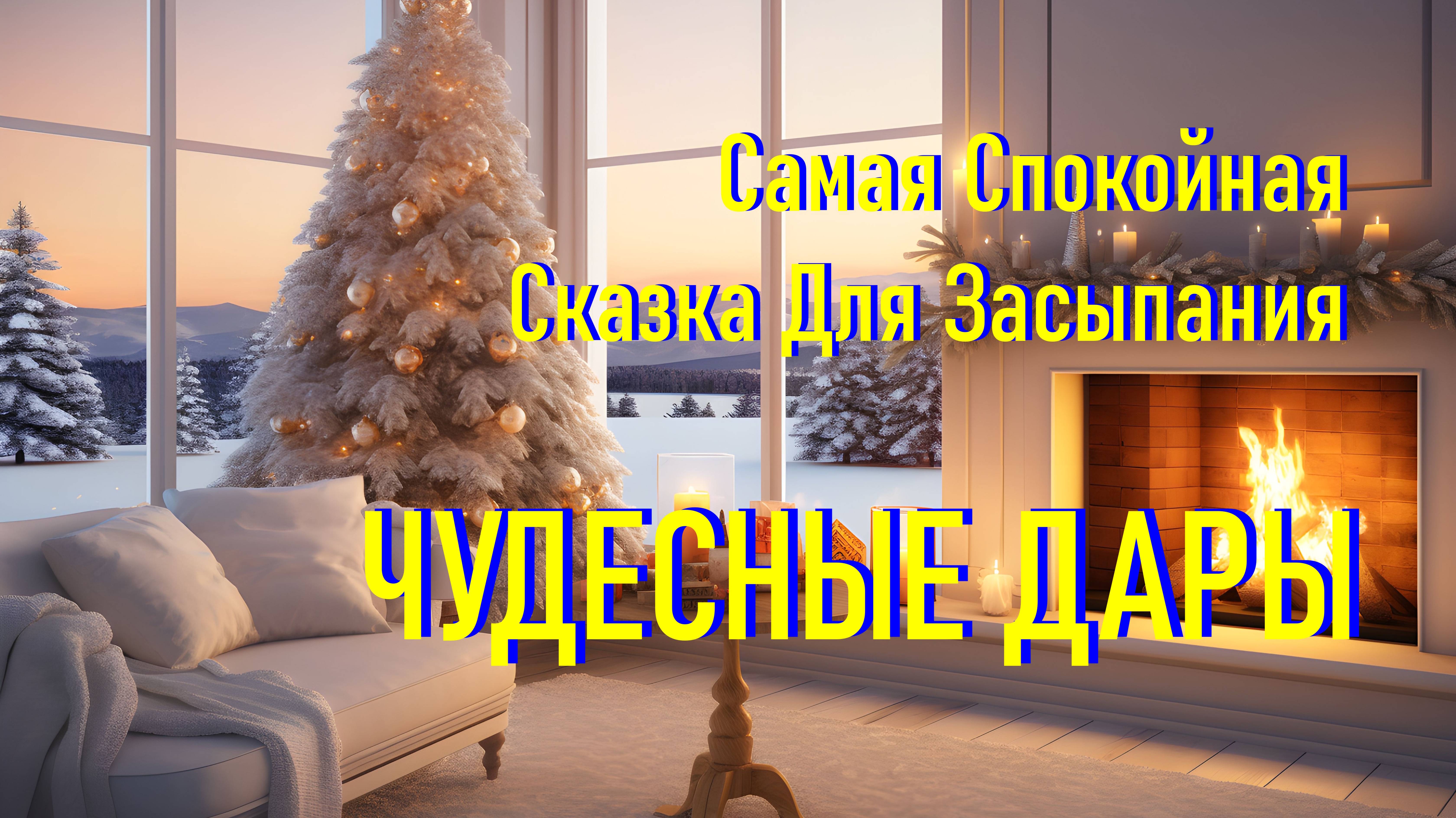 Самая Медленная и Спокойная Сказка Для Засыпания со Звуком Камина