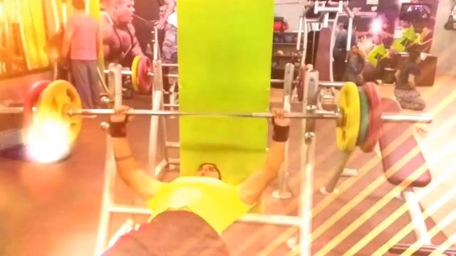 132 LBS Bench press Narenfitnessmiyapur