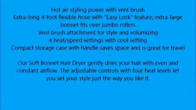 Conair Soft Bonnet Hair Dryer