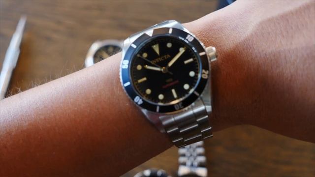 Invicta Pro Diver 1953 Mod - Bezel Swap and Jubilee Style Bracelet