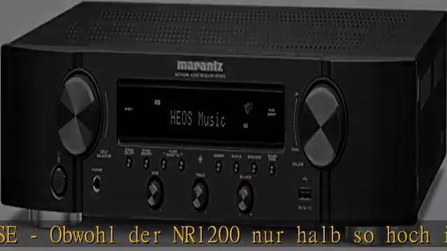 Marantz NR1200 Stereo Receiver & HiFi Verstärker, Alexa Kompatibel, 5 HDMI Eingänge, Phono-Eingang,