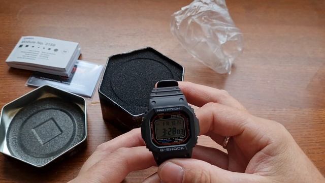 Casio G-Shock GW-M5610. Unboxing und erster Eindruck.