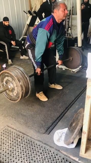 Deadlift 220 KG 484LBS 1 easy Rep AGE 58 #shorts #shortvideo