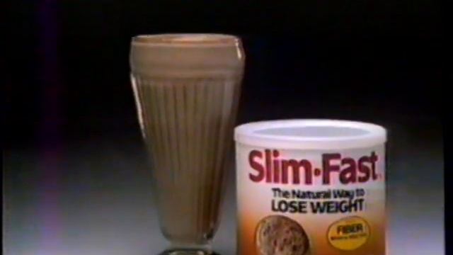 1985 Slim-fast "I Love losing weight" TV Commercial