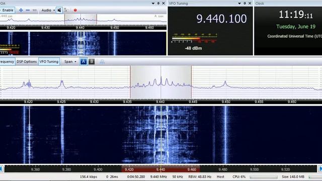 19 06 2018 Unscheduled broadcast of BVBroadcasting Dardasha 7 in Arabic 1118 on 9440 Nauen