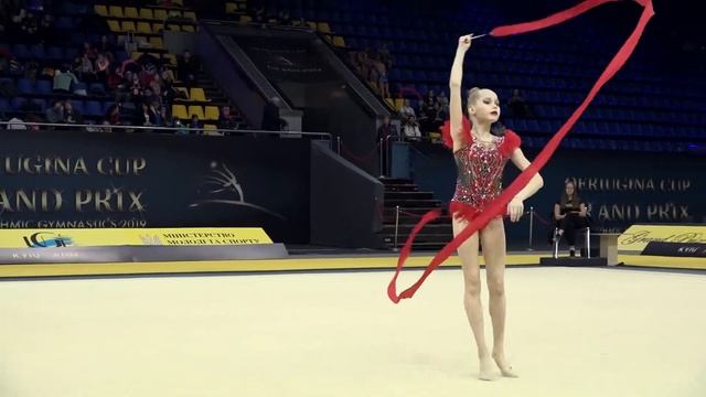 Deriugina cup 2019 Комар Екатерина 2007 Лента 🥈❤