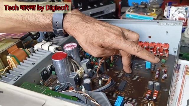 Denon integrated amplifier PMA 700E full repairing ⚡