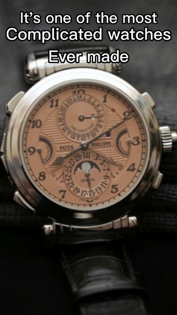 The Most EXPENSIVE Watch Ever?! #shorts #patek #expensive #luxurywatch #bestwatchformen #dial