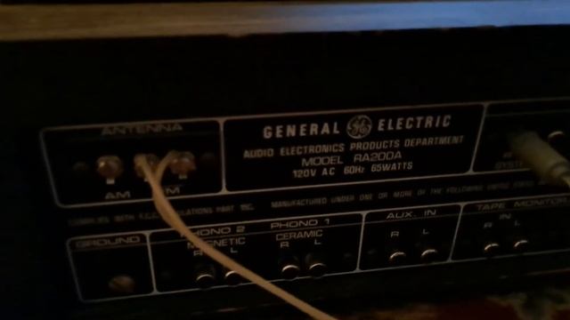 General electric ra-200 a receiver