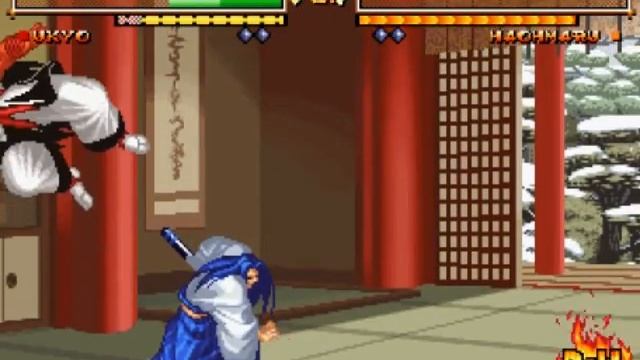 Samurai Shodown V Special Tachibana Ukyo VS Haohmaru