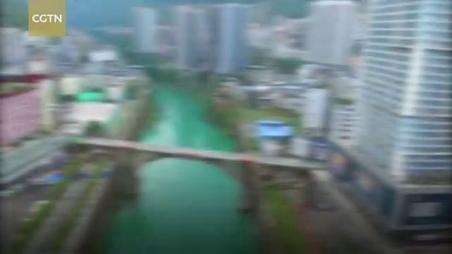 Уничтожение моста в Китае за секунду