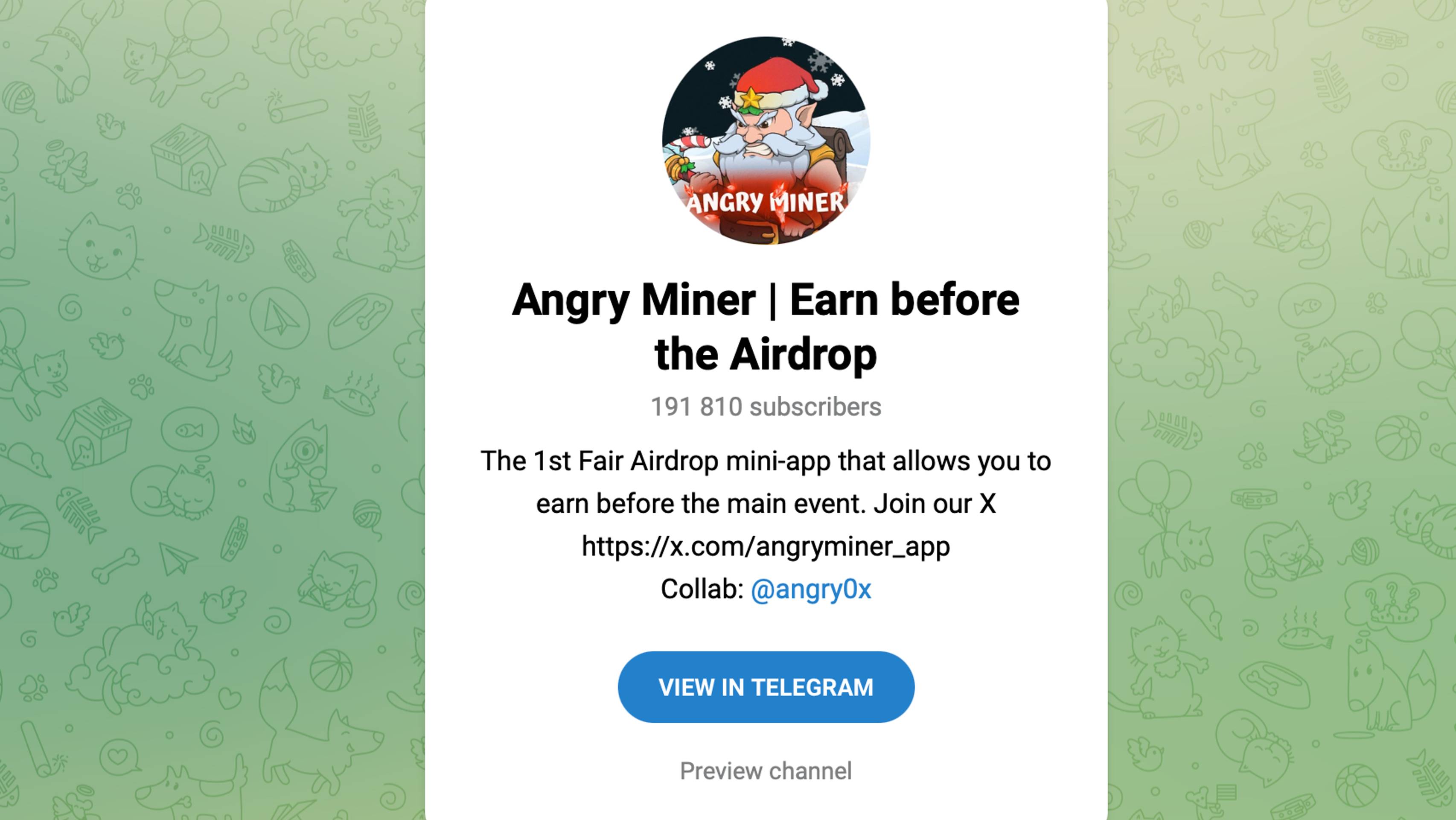 Angry Miner | Earn before the Airdrop - отзывы о телеграм боте в 2025 году. Проверка