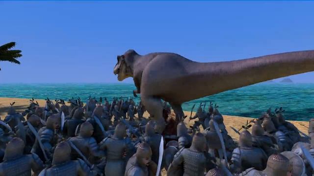 ONE T-REX VS 100 PERSIAN|ОДИН Т-РЕКС ПРОТИВ СОТНИ ПЕРСОВ