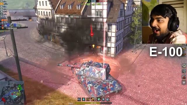Never underestimate the E-100's weight l Uprising WoT Blitz