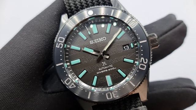 [4K] Seiko Prospex Automatic Diver's 200m 62MAS 2023 Black Series LE 600 Pcs SBDX055 SLA067