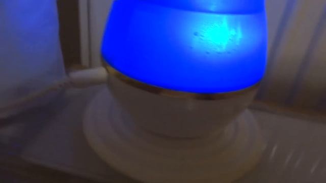 Lamp drop humidifier atomizer blue