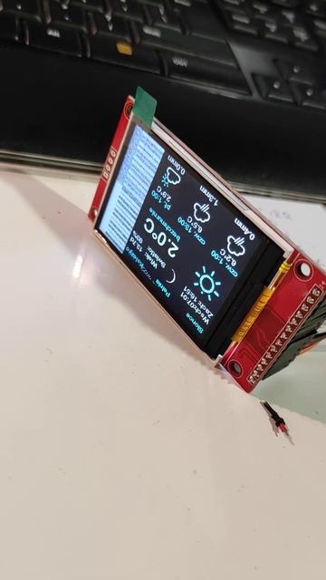 Esp8266 weather station display problem