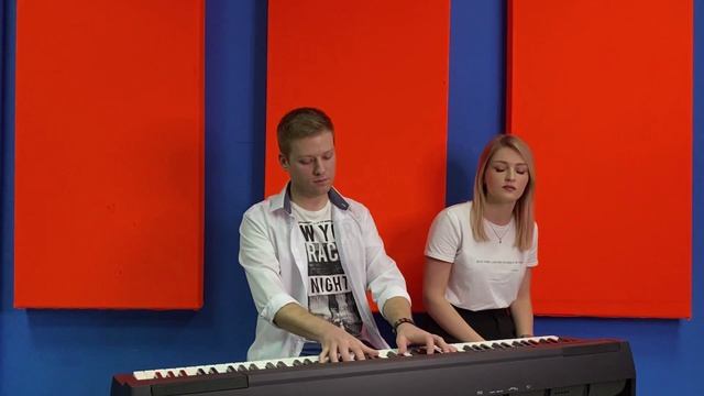 A-ha - Take on me (Piano Vocal Cover) Вадим Иванов и Виктория Васильева