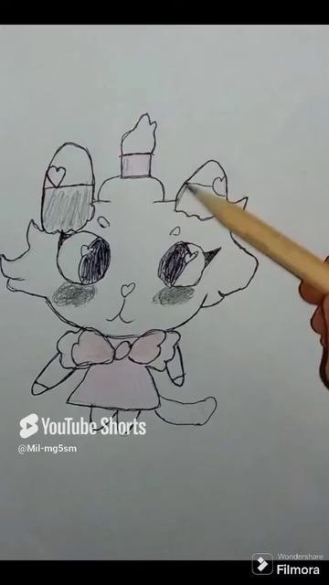 Рисуем котёнка