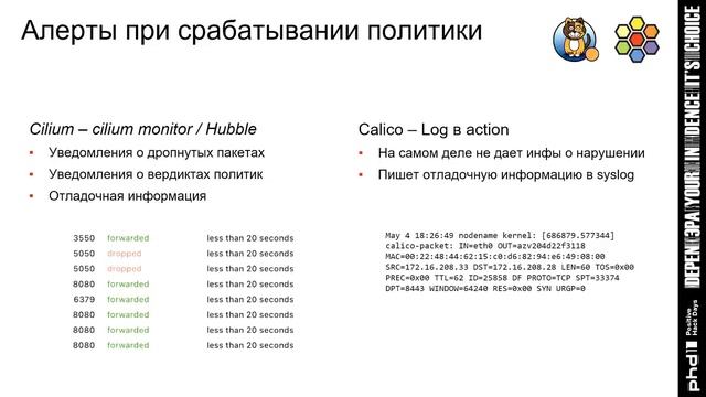 NetworkPolicy   родной межсетевой экран Kubernetes