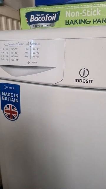 Indesit IDC8T3B 8KG Condenser Tumble Dryer Cooldown