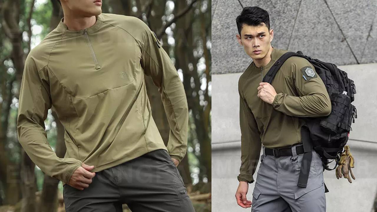 Обзор тактического лонгслива Emersongear Tactical Training Long-Sleeved T-Shirts "Hunter"