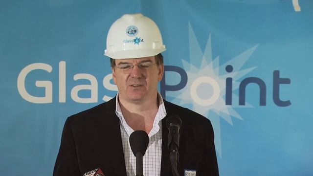 GlassPoint CEO Rod MacGregor at Berry Petroleum's Solar EOR Project Commissioning