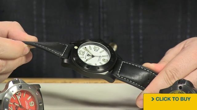 Swiss Legend Conqueror - Black Leather Strap Watch - 20188