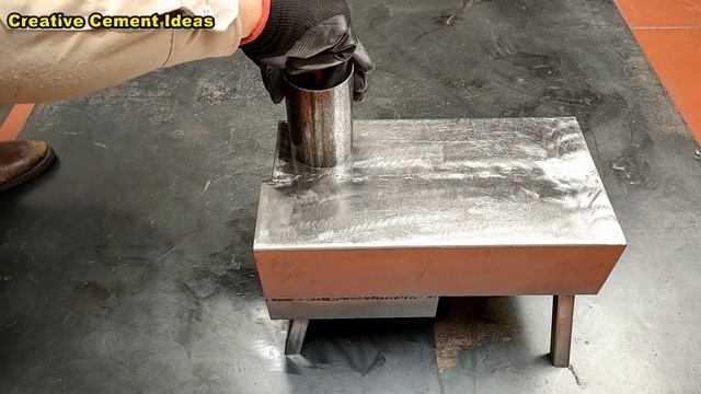 How to make a very effective 2 in 1 mini fireplace