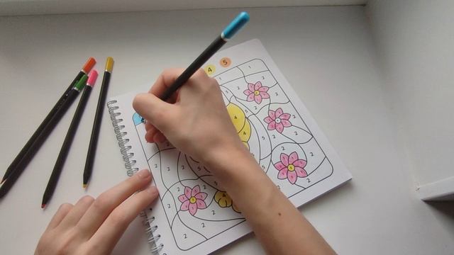 Раскраски по номерам #раскраски