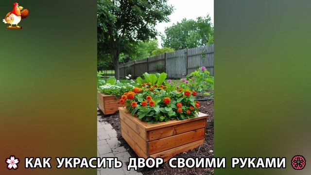 Как украсить двор дома фото идеи (25) 🏡 для дачи и сада своими руками 🌷🪻🌺💮