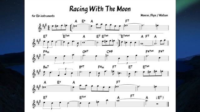 Racing With The Moon Monroe Backing track score for Eb alto instruments_270p_360p
