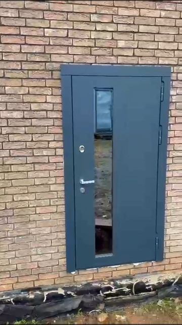 Входная дверь со среклом в частный дом на заказ с установкой в Одинцово, ☎️8(963)7501879