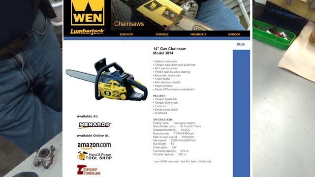 Wen 3814 Is The Same As Homelite 25AV...Can't Believe I Bought This Chainsaw!