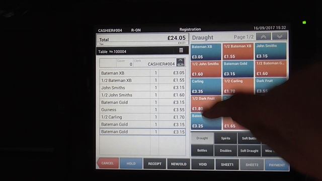 Casio VR200 - How to put a premium on a bill amount e.g. surcharge or service