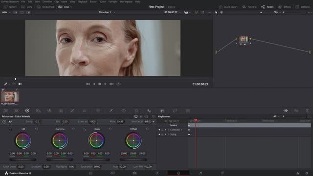 How to Remove Wrinkles and make Skin Smooth - Lesson 112 DaVinci Resolve Tutorial