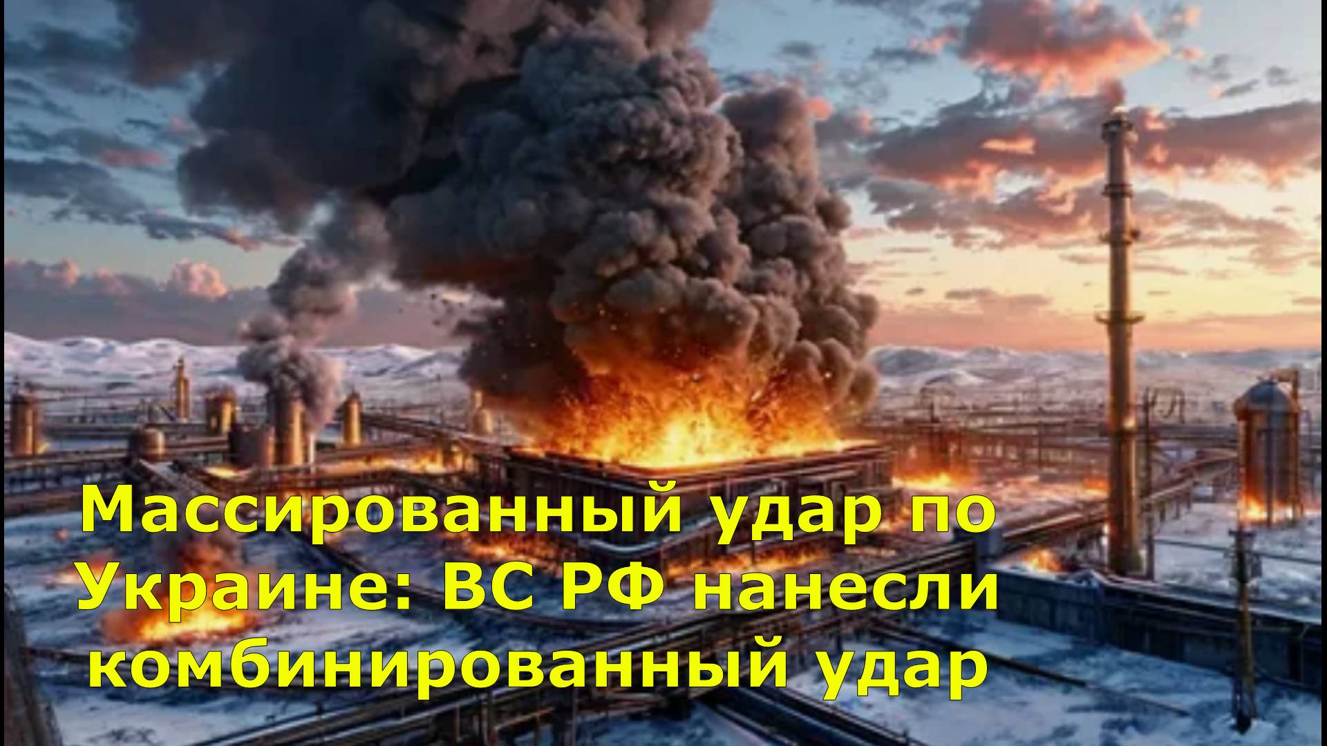 Массированный удар по Украине: ВС РФ нанесли комбинированный удар