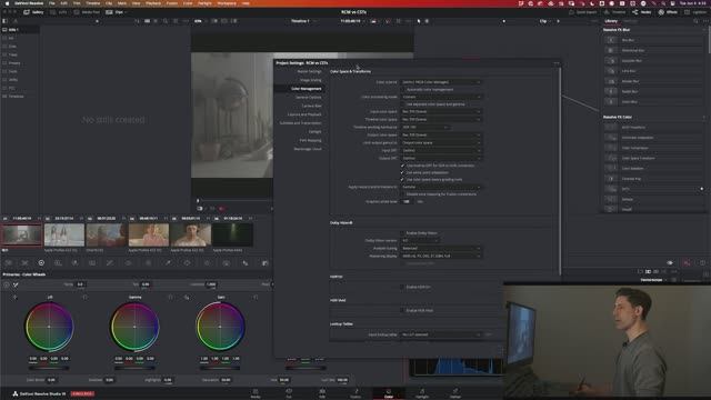 Pro Colorist Explains CSTs vs Resolve Color Management