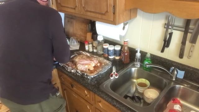 How to Grill a Whole Bacon Wrapped Chicken!