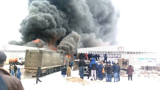 Пожар на Мытищинской ярмарке