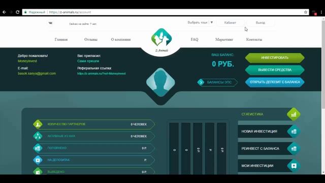 Z Animals обзор проекта рефбек 100%