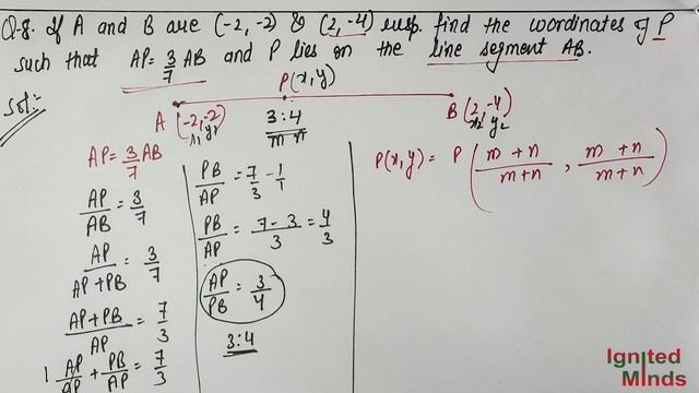 Class 10th Maths | Exercise 7.2 (Q6, Q7, Q8, Q9, Q10) | Chapter 7 - Coordinate Geometry | NCERT